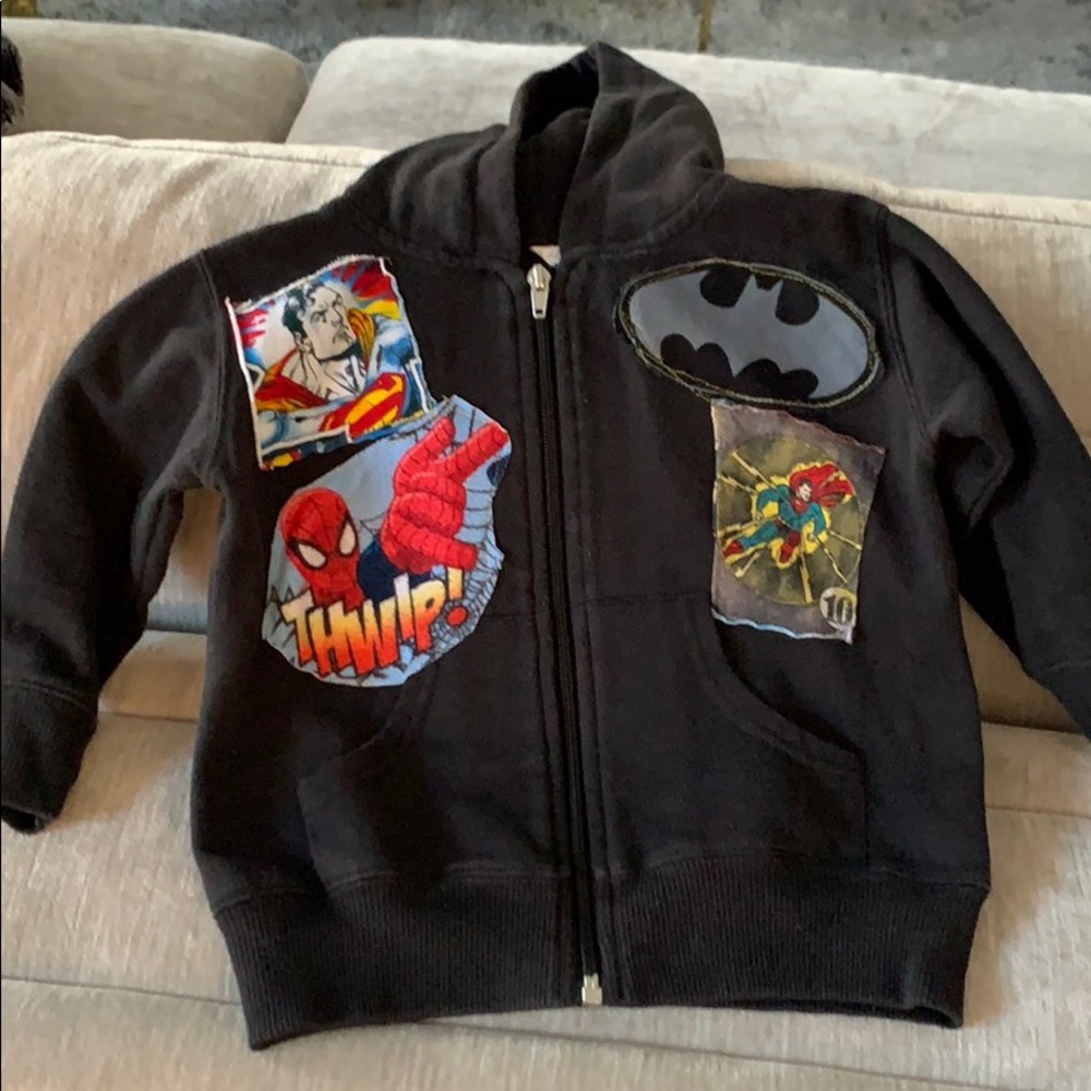 Toddler sweatshirt zipper